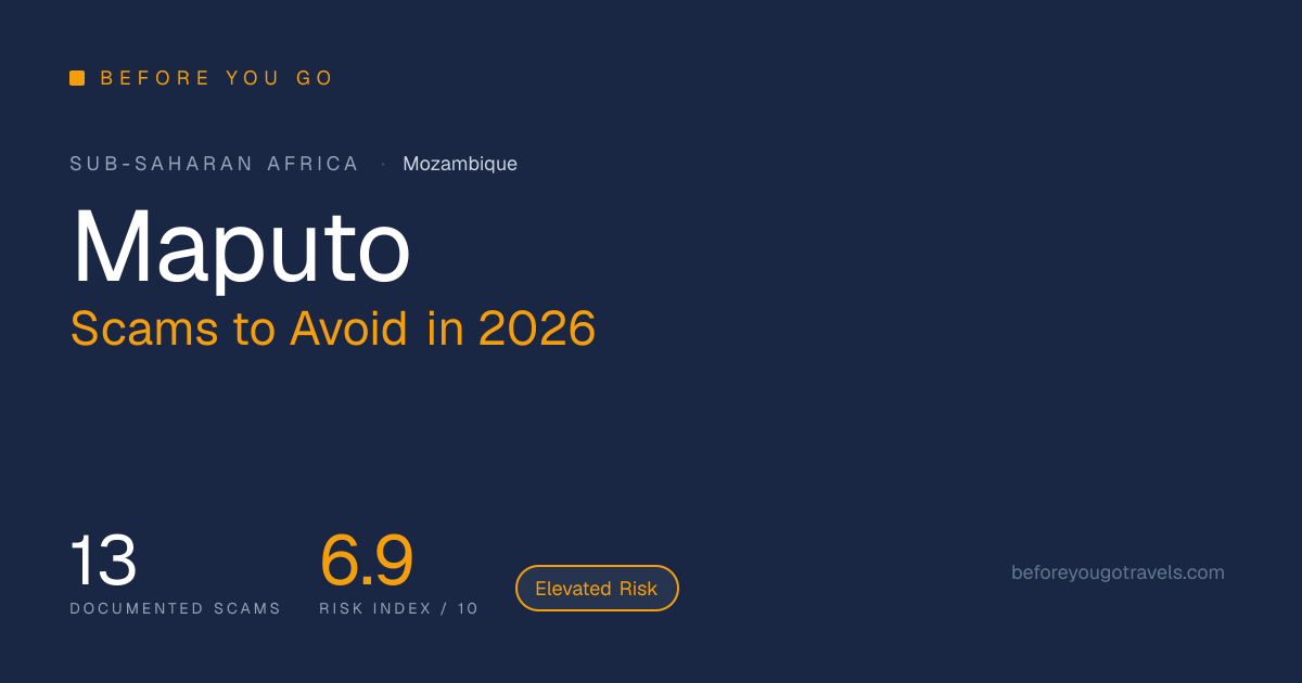 Maputo Scams to Avoid in 2026: 13 Tourist Warnings (Mozambique)